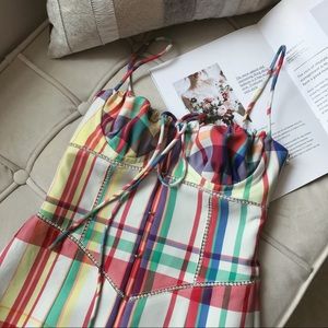 Rainbow dress with sparkles